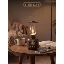 Mikado Md-1 Lüxound 1800mah 5w Kahverengi Bluetooth-aux-usb-tf Card Destekli Işıklı Speaker
