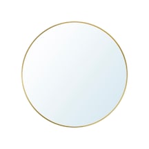 Ikea Lindbyn Yuvarlak Ayna 50 Cm Altın
