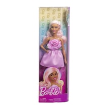Barbie Doll Moda Tutkunları Pembe Elbiseli Sarışın