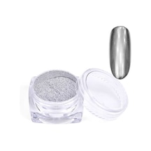 Ellea Nail Tırnak Tozu Nail Art Ayna Tozu Metalik Krom Toz Gümüş