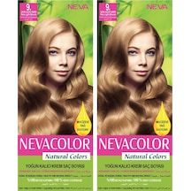 Neva Color Natural Color Saç Boyası 9 Çok Açık Sarı 2'li Set