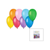 Gemar-a70 9/a Klasik Renkli Balon 086 19cm 100 Adet 7'' Standart