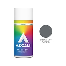 Akçalı Sprey Boya 307 Orta Gri 400Ml
