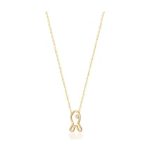 Cosar Silver 925 Atar Taşlı Balık Kolye Gold