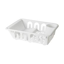 Bulaşık Sepeti 36x46 Cm Ikea Beyaz Renk Meridyendukkan Delikli Be