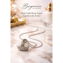 İthal Çelik Gümüş Kaplama Kolye Zincir Set Figürlü Zirkon Taşlı Paslanmaz Kararmaz Unisex 45cm+5cm Boy - 29 Gümüş