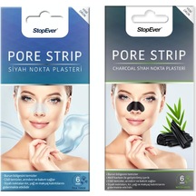 Pore Strip Siyah Nokta Bandı 2'li Paket Charcoal + Tea Tree Siyah Nokta Karşıtı Gözenek