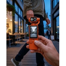 Gimbal Kamera 4k Ultra Hd 180 Derece Döner Lens Uczzzq8aksiyonkamera