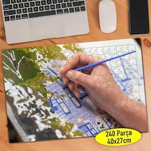 Ressam Sanatkar Eller 240 Parça Puzzle Yapboz-97173332