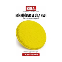Bgea Sarı Mikrofiber El Cila Uygulama Pedi 1 Adet