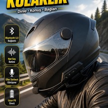 Bt22 Intercom Kask Kulaklığı 5.0 Bluetooth Motosiklet Kulaklığı