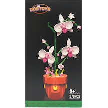 Dostoys Flowers Yapı Taşı Serisi Kelebek Orkide Çiçek Yapım Seti 379 Parça 11610