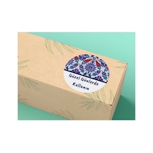 Güzel Günlerde Kullanın Etiketi Yuvarlak Mat Sticker 4 Cm 90 Adet Çok Renkli