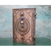 Taşlı Deri Defter Ksk3155