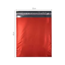 30X45 Kırmızı Lüx Metalize Paketi 50 Adet