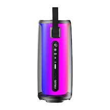 Mikado MD-17BT Capella Siyah 10 W 1 RGB Mikrofonlu Transparan/bt/tf Kart/aux/usb Tws 1800 Mah Bataryalı Bluetooth Hoparlör