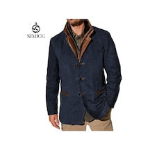 Yeni İş Kıyafetleri Retro Amerikan Günlük Ceket - Koyu Kahverengi Koyu Kahverengi