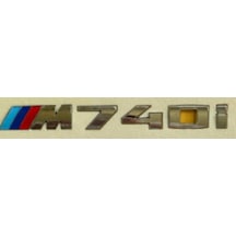 M740i Krom Bagaj Yazısı 3a 3d 3abs