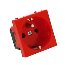 Ne-Ad 45x45 Ups Topraklı Priz Kanal Prizi