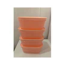 Alaska 450 Ml 4 Lü Derin Dondurucu Ve Buzdolabı Saklama Kabı Pembe