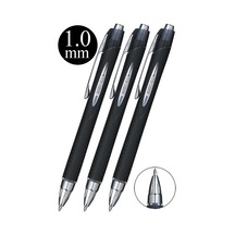Siyah Jel Uçlu Pilot Kalem 3 Adet Uniball Jetstream Sxn-210 1.0 Mm Basmalı Pilot Kalem Roller Uçlu Likit Mürekkepli