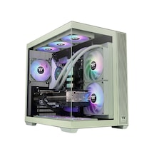 Thermaltake View 380 850w 80+ Gold Argb Usb 3.2 Matcha Green Atx Mid Tower Kasa Ca-3z2-85mewe-00