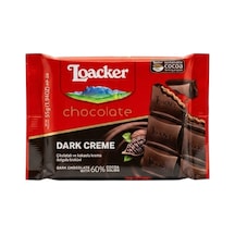 Loacker Chocolate Bar Dark Creme 55 Gr 3'lü