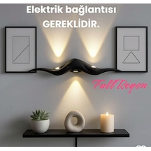 Elektrikle Çalışır, 12 Watt İç Ve Dış Mekan Gün Işığı 3000 Kelvin Led Aplik, Modern Tasarım Armatür Gün Işığı - Sarı