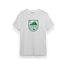 Into The Wild Beyaz Kısa Kol Erkek Tshirt 001