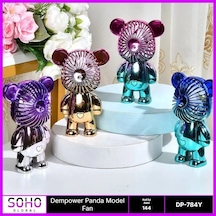 Panda Model Mini Fan 3 Kademeli