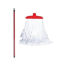 Emr saplı paspas ucu - temizli seti püskülü mop geniş