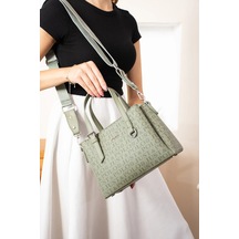 Just Polo Kadın Orijinal Ayarlanabilir Askılı Şık El Ve Omuz Çantası Shopper Ebat : 18 X 25 Cm Yeşil 95283762