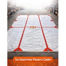 2.5 Metre X 2.5 Metre İthal Panayır - Pazar Sergi Çadırı 220 Gr 1. Kalite Yeşil