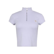 Calvin Klein Ss Woven Label 2x2 B, Vbk Mor Kadın Bluz