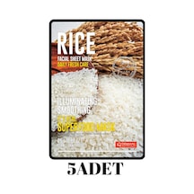 Dermal 5 ADET Superfood Pirinç Maskesi Aydınlatıcı ve Pürüzsüzleştirici Etki