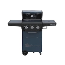 Aygaz X350 Klasik Lpg'li Barbekü - Led Işıklı, Pratik Kullanım, Geniş Izgara Alanı, Gri Mavi Gri