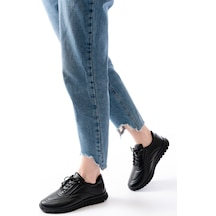 Aska Shoes K-504 Bağcıklı Desenli Günlük Spor Ayakkabı Siyah Aska Shoes K-504 Bağcıklı Desenli Günlük Spor Ayakkabı Siyah