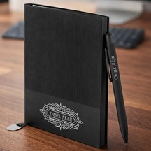 Bk Gift Kişiye Özel İsimli Defter Kalem Seti -7, Hediye Kutulu Premium Not Defteri Seti, Kurumsal Promosyon Seti Kobitmeyencom36373 Bk Gift