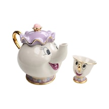 Luckystar1 Eternal Luck Güzel Ve Çirkin Seramik Çaydanlık Bardak Seti Çok Renkli