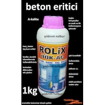 Lavabo Açıcı Harç Taş Kum Beton Eritici Asit 1kg Tıkanık Açma Dök