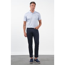 İmza Lacivert Yan Cep Örme Slim Fit Casual Pamuklu 5 Cep Pantolon 1003260906