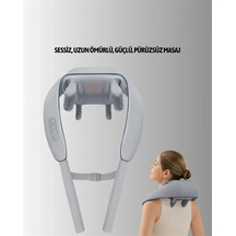Ergonomik Isıtmalı Masaj Cihazı 1800 Mah Şarjlı