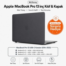 Macbook Pro 13 İnç M1 M2 Kılıf A2338 Uyumlu Mat Sert Koruyucu Kapak Hard Case A1706 A1708 A1989 A2159 A2251 A2289 Uyumlu İnce Hafif Buzlu Laptop Kılıfı Siyah Belirtilmemiş