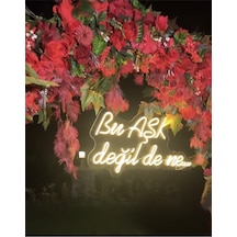 Bu Aşk Değil De Ne Neon Led Renkli