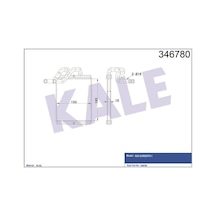 Kale 346780 Kalorifer Radyatörü Sorento 02- Ac + Klimasiz 195X165 539655607