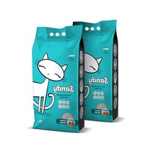 2x10kg Okyanus Esintisi Kokulu Topaklanan Kedi Kumu