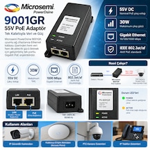 55v Microsemi 9001gr Poe Adaptör