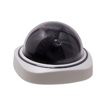 Powermaster Pm-1200 Kırmızı Ledli Maket Dome Kamera Beyaz