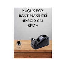 Tr Küçük Boy Masaüstü Bant Makinesi, 5x5x10 Cm, Siyah Diğer