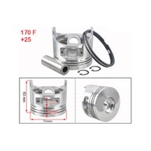İtal/Çin 170f 5hp Dizel Piston Segman (sekman) Takımı +0.25 Mm